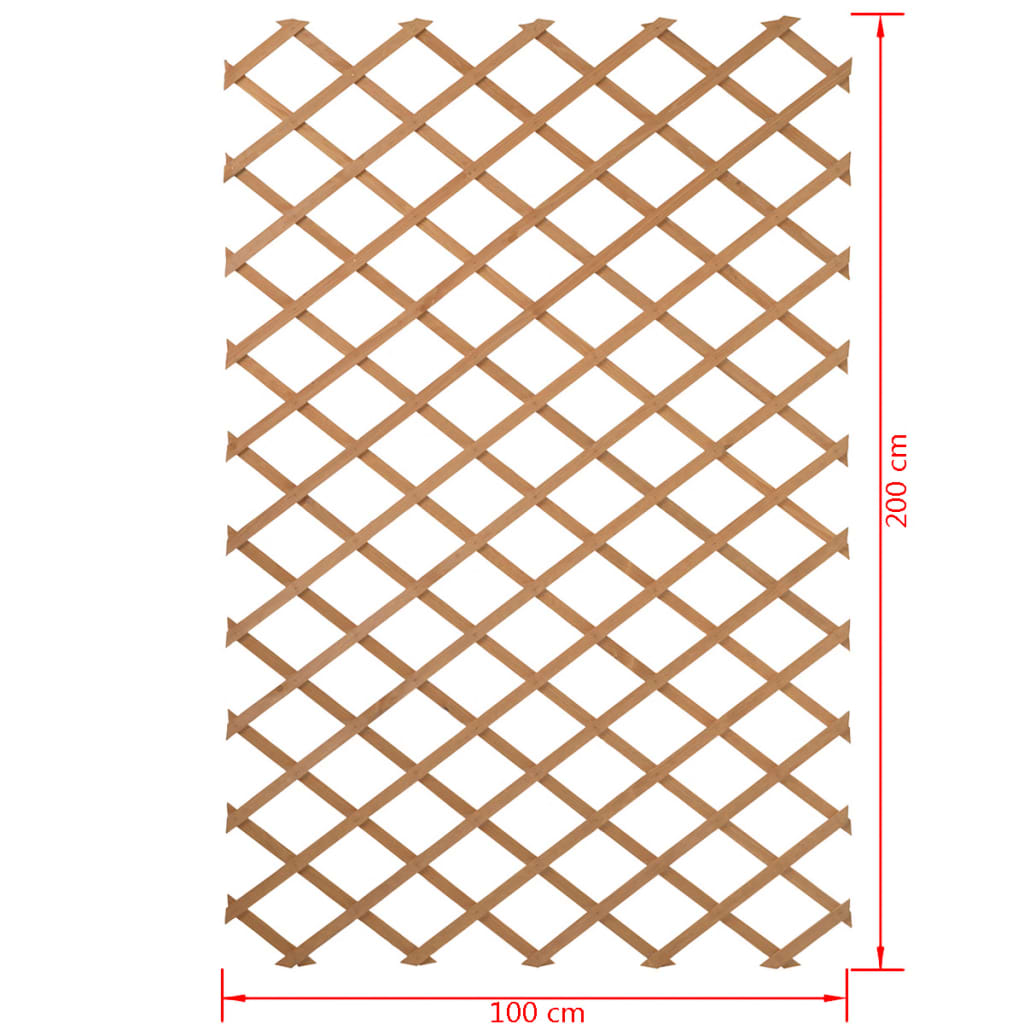 Nature Latwerk Voor Tuin Natuurlijk Hout 6041703