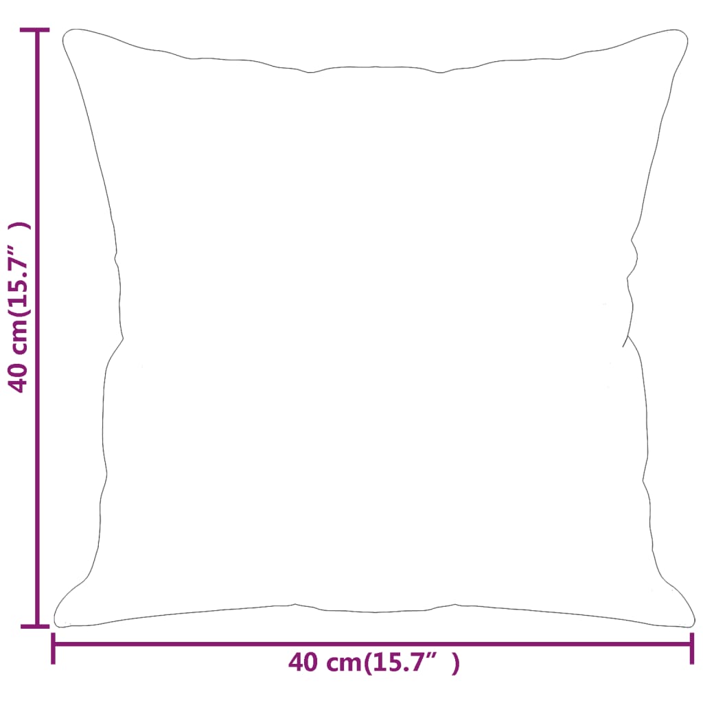 Sierkussens 2 St 40X40 Cm Fluweel