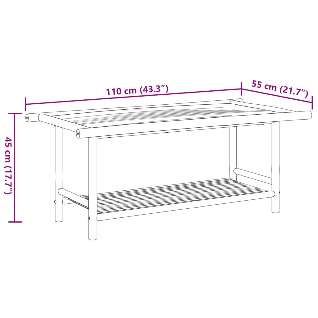 Salontafel Bamboe