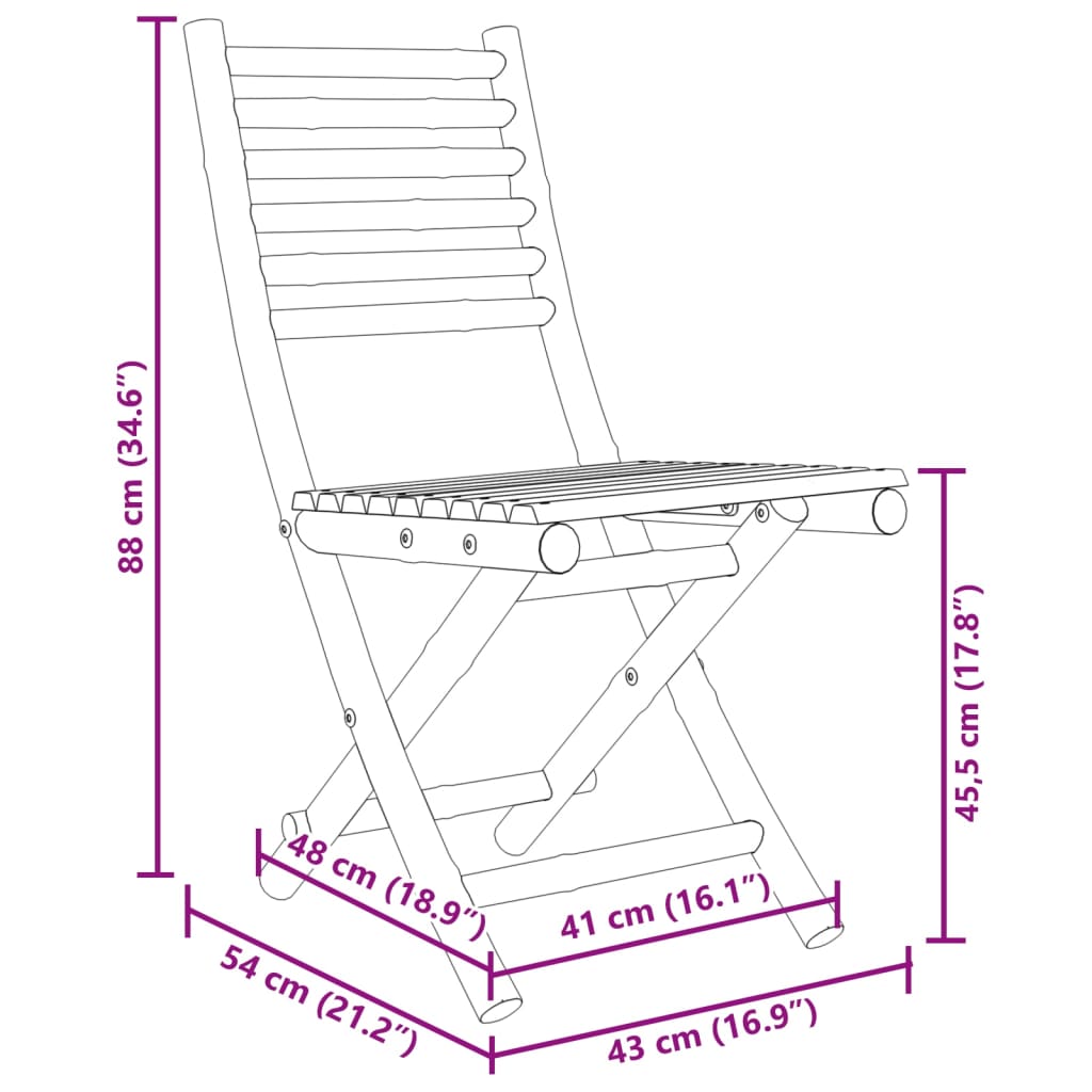 5-Delige Tuinset Bamboe